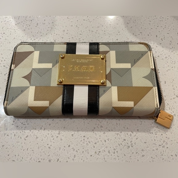 L.A.M.B. by Gwen Stefani Geometric Pattern Wallet with...